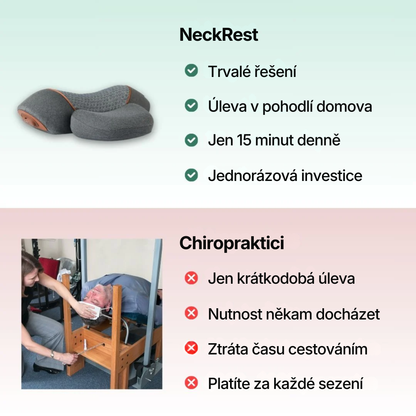 NeckRest: Polštář Pro Úlevu od Krční Bolesti