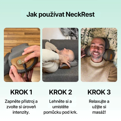 NeckRest: Polštář Pro Úlevu od Krční Bolesti